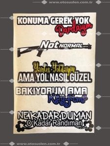 Konuma gerek yok/Grup sticker