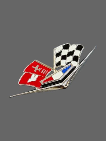 V8 Fransa Bayraklı Döküm  Arma