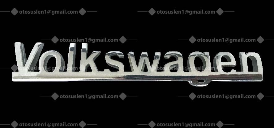 VOLKSWAGEN Döküm Yazı