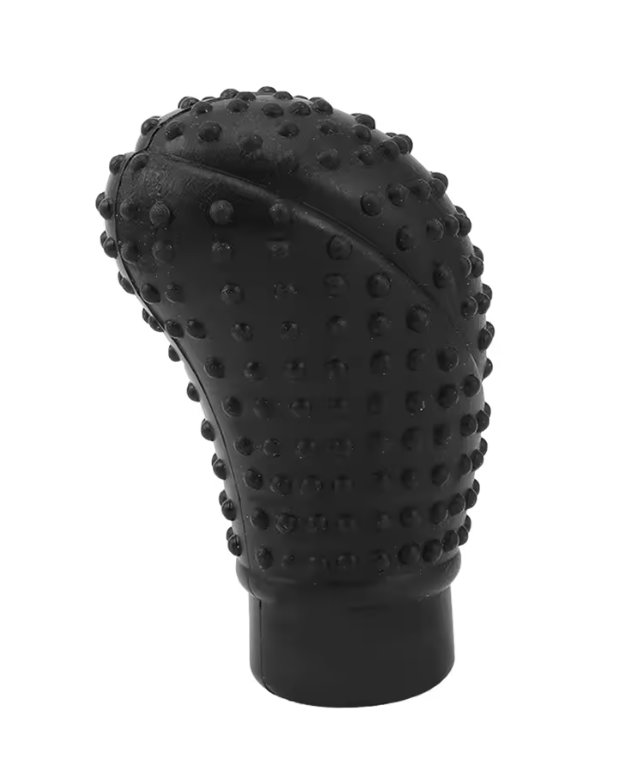 Tırtıklı Silikon Vites Kılıfı (siyah)