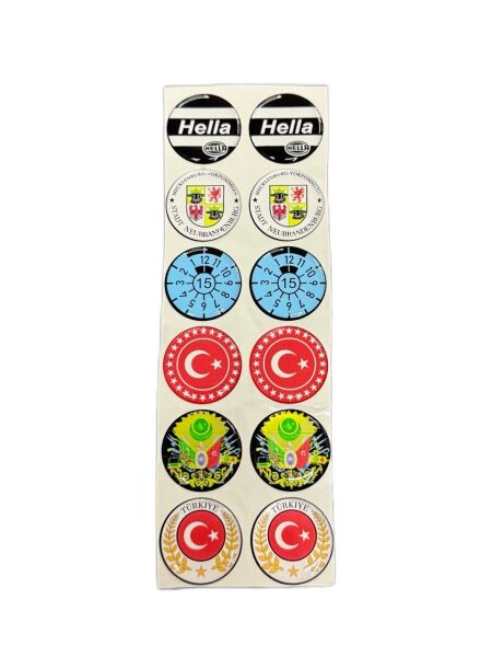 Plaka Pulu Damla 12'li