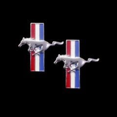 Mustang Küçük Döküm Arma (Çift)