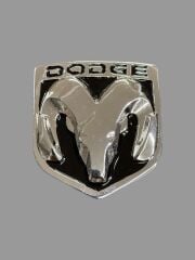 Dodge Döküm Arma Siyah 8x8,5cm