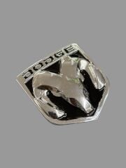 Dodge Döküm Arma Siyah 8x8,5cm