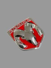 Dodge Döküm Arma Kırmızı 8x8,5cm