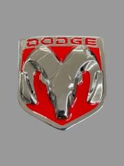 Dodge Döküm Arma Kırmızı 8x8,5cm