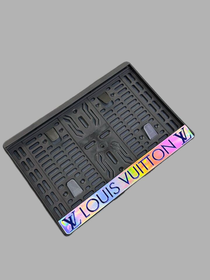 Motosiklet Plakalık Louis Vuitton Hologramlı