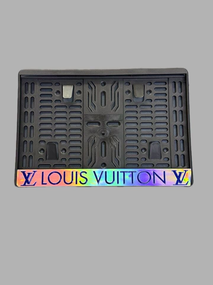 Motosiklet Plakalık Louis Vuitton Hologramlı