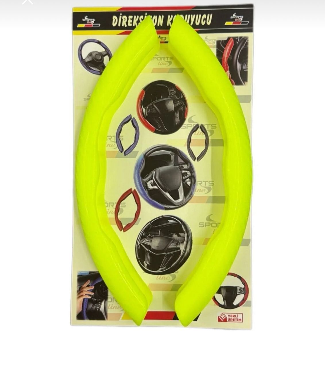 Direksiyon Koruyucu Kapak Fosforlu Yeşil