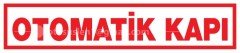 Otomatik Kapı Sticker