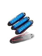 6'li Led Mavi