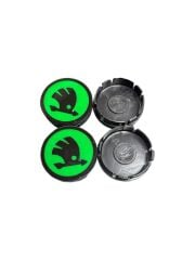 Skoda yeşil jant göbeği