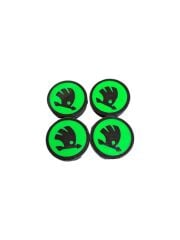 Skoda yeşil jant göbeği
