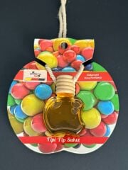 Oto Kokusu Tipi Tip Sakız Kokulu Asma İpli Cam Şişe 10 ML