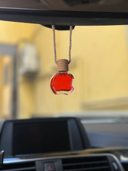 Oto Kokusu Kiraz Kokulu Asma İpli Cam Şişe 10 ML