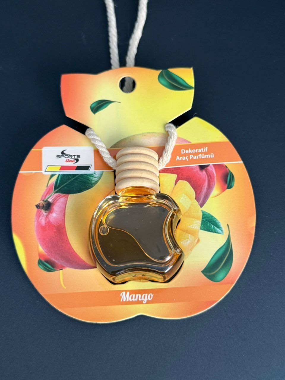 Oto Kokusu Mango Kokulu Asma İpli Cam Şişe 10 ML