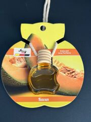 Oto Kokusu Kavun Kokulu Asma İpli Cam Şişe 10 ML