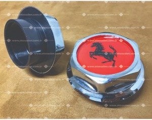 Ferrari Logolu Tofaş Depo Kapağı