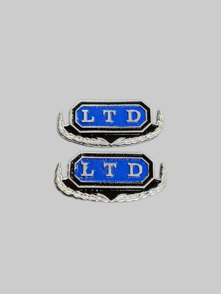 Çelenkli LTD Döküm Araç Aksesuarı Mavi