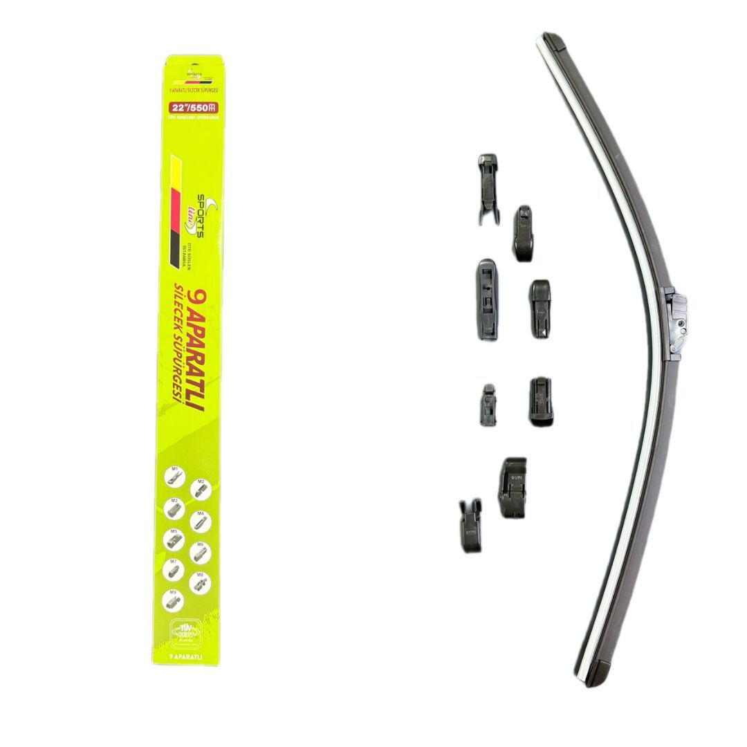 Silecek Süpürgesi 9 Aparatlı 550 Mm