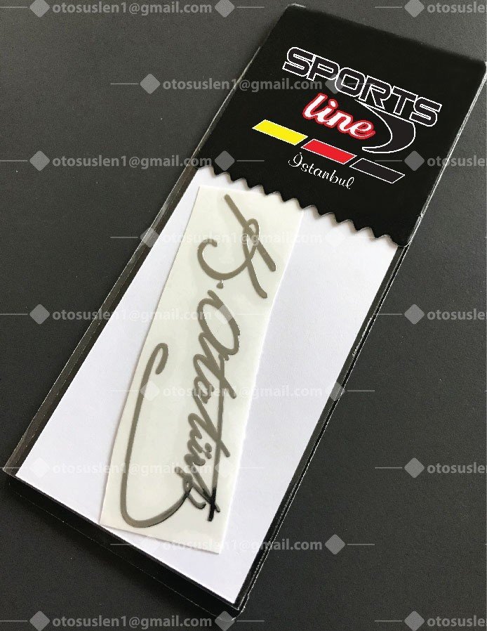 Atatürk İmza Sticker