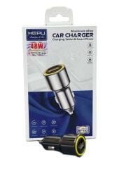 HP-782 48W Hızlı Araç Şarjı – Type-C & USB Çıkışlı Metal Gövde