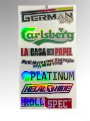 Hologram grup sticker/büyük