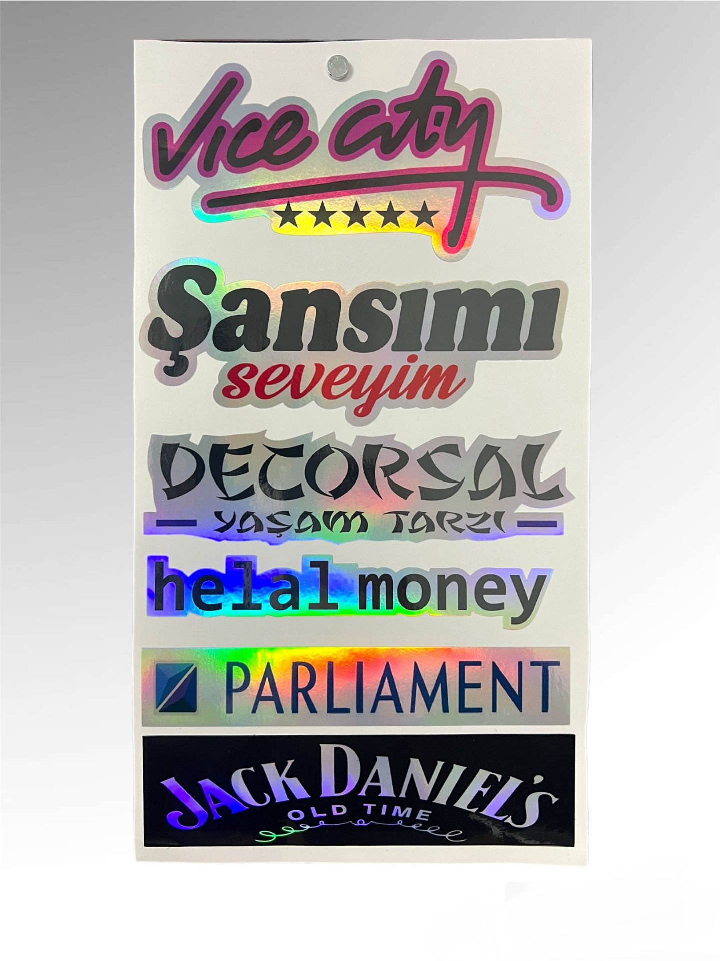 Hologram grup sticker/büyük