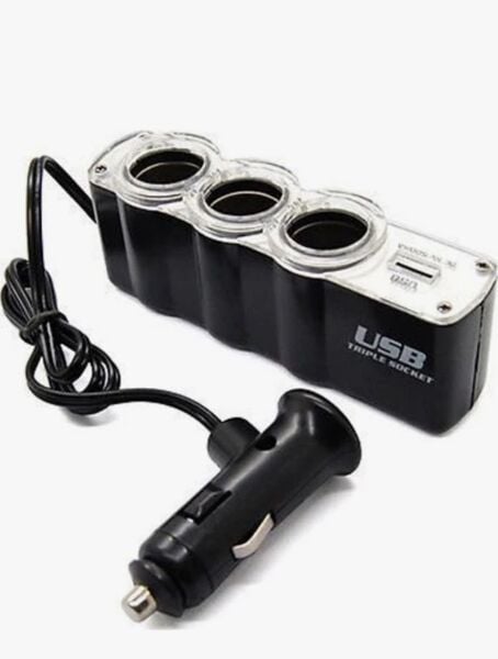 Araba Araç Oto Çakmak Çoklayıcı Çoğaltıcı Soketi Usb Çakmaklık