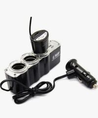 Araba Araç Oto Çakmak Çoklayıcı Çoğaltıcı Soketi Usb Çakmaklık