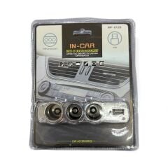 Araba Araç Oto Çakmak Çoklayıcı Çoğaltıcı Soketi Usb Çakmaklık