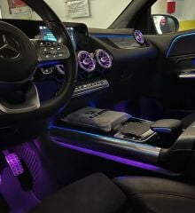 Araç Içi Ambiyans Led Aydınlatma - 128 Renkli Müziğe Duyarlı Rbg Led Ambians Aydı