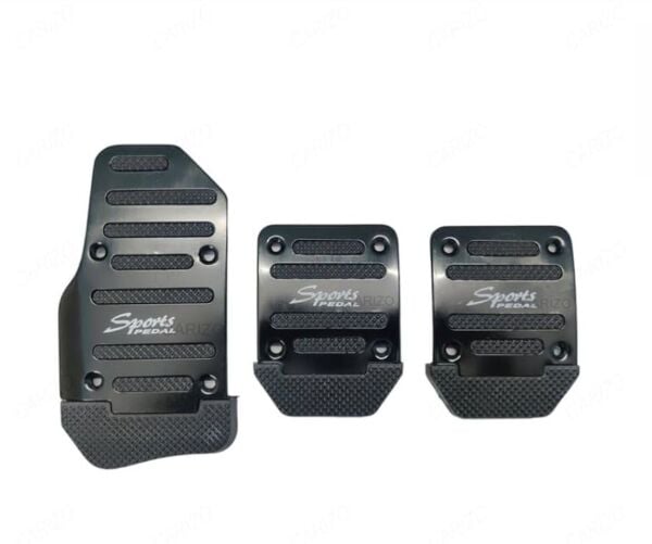 Araba Pedal Seti Spor Kaymaz Manuel Araba Gaz Fren Debriyaj Pedalı Kapağı Siyah