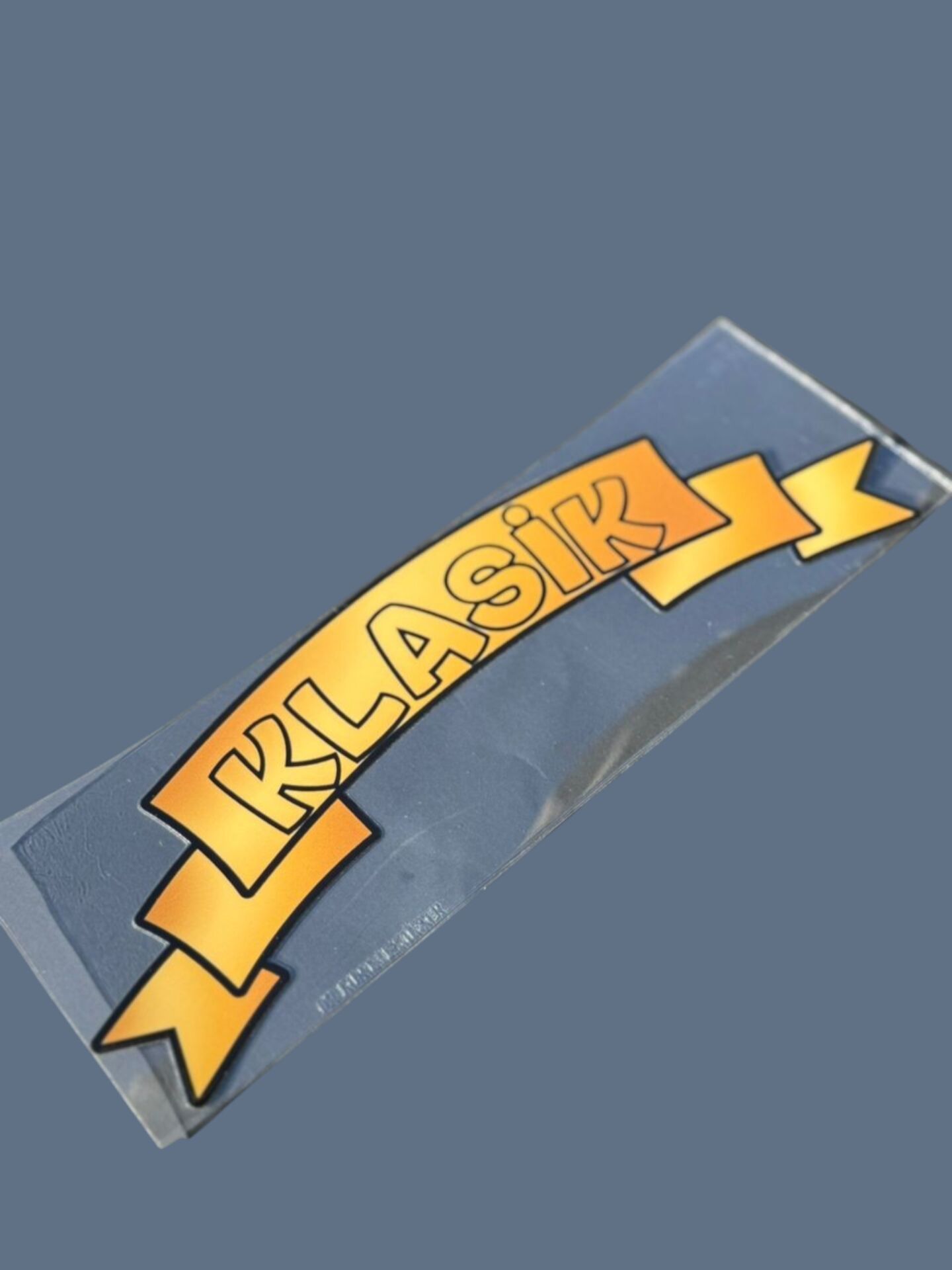 Kurdele Yazı Sticker Klasik 20.5x6cm