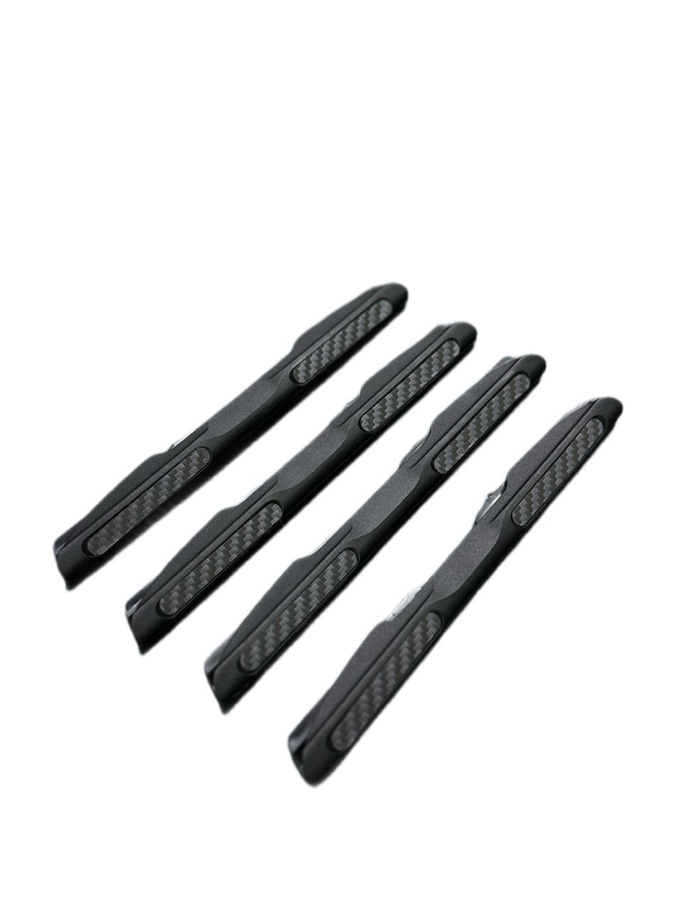 Geçmeli Parlak Siyah Reflektörlü Kapı Koruyucu